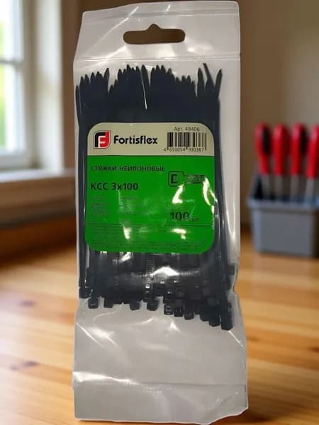 Fortisflex Стяжка 3мм x 100мм,  100 шт.