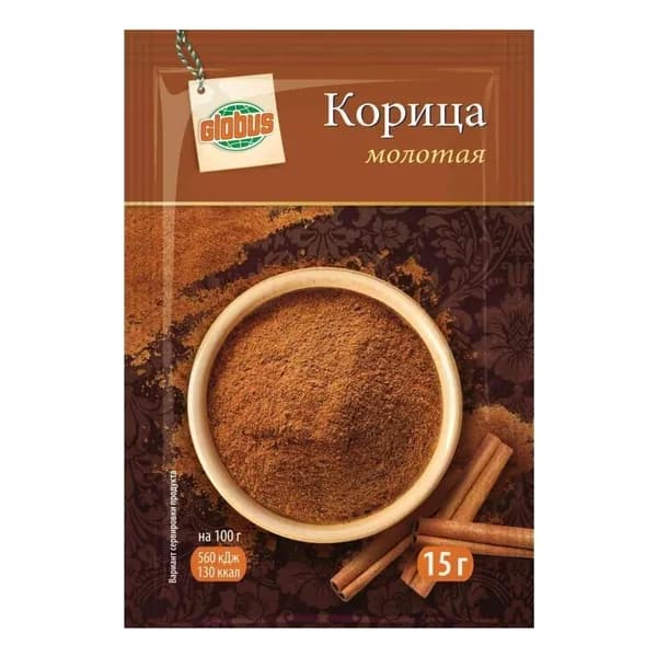 Корица Глобус молотая 15 г