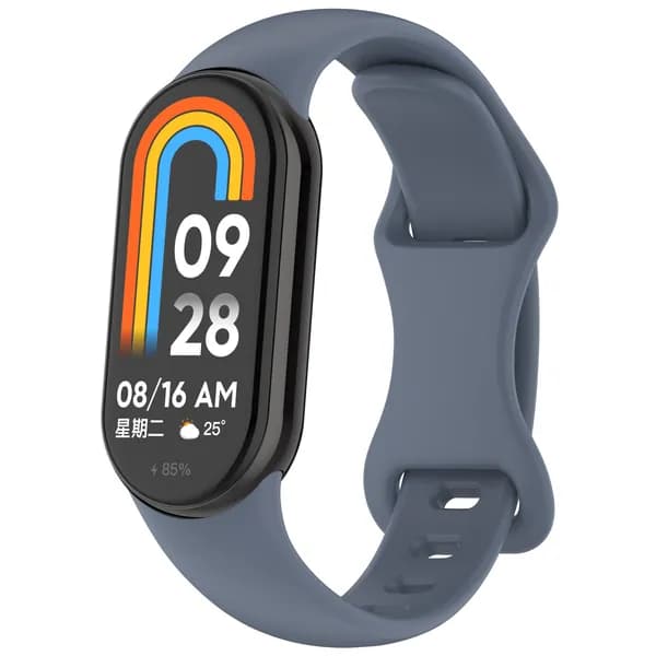 Двойная пряжка Силиконовый ремешок для Xiaomi Mi Band 10/9/8