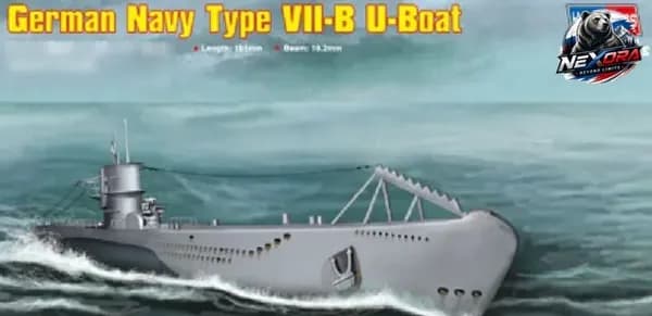 HOBBYBOSS 83504 1/350 Немецкая подводная лодка типа VII-B высшего сборная модель корабля