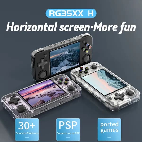 Игровая приставка. RG35XX H Русское меню