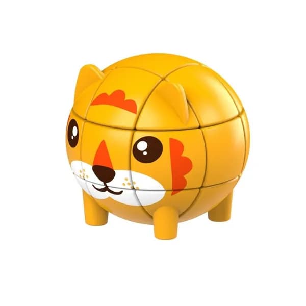 1 игрушка-Кубик Рубика с моделью животного-Тигр JCCC
