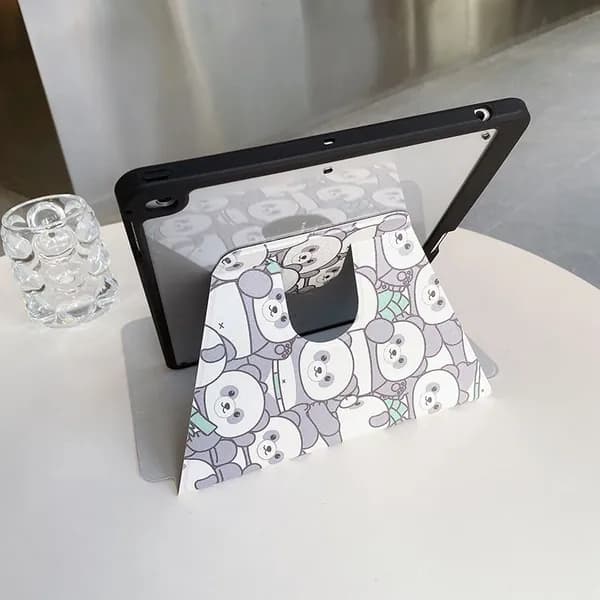 Чехол для планшета Бежевый Apple iPad Mini 7(2024) IPad mini 6 (2021), с отделением для стилуса