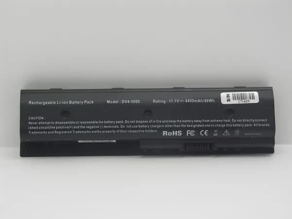 HP Аккумулятор для ноутбука HP 4400 мАч, (Pavilion DV4-5000 DV6-7000 DV6-8000 DV6T-7000 DV6T-8000 DV7-7000 DV7T-7000)