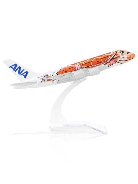 Модель A380 Orange Turtle 1:400 14см