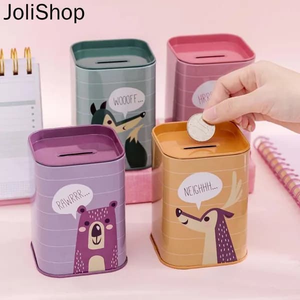 Копилка для денег, 8х10.5 см, 1 шт