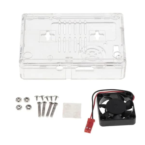 Компьютерный корпус Protective Case Box Shell with Cooling Fan, разноцветный