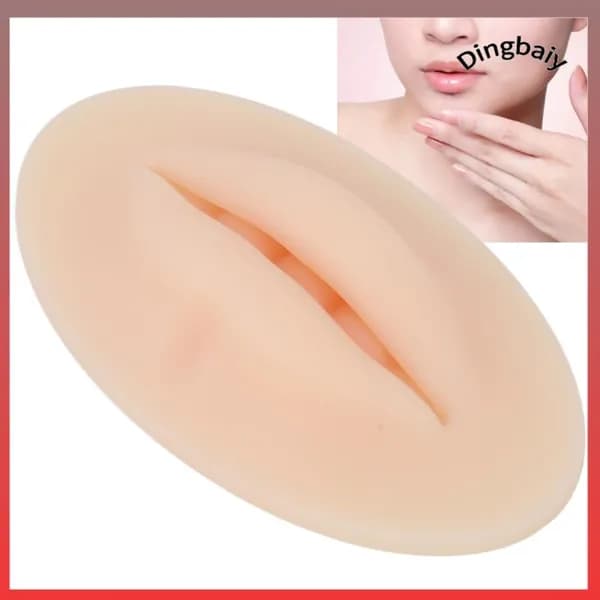 3D силиконовые губы, мягкие и эластичные, для практики тату