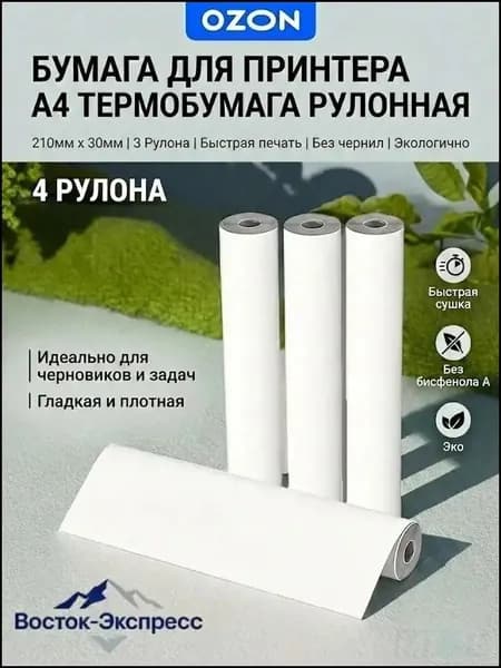 Бумага для принтера A4, 100 лист., шт
