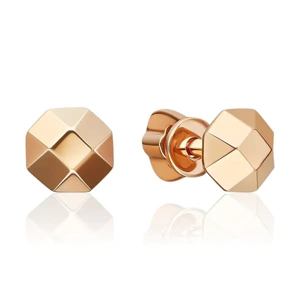 Золотые серьги DIAMANT-ONLINE 585 пробы