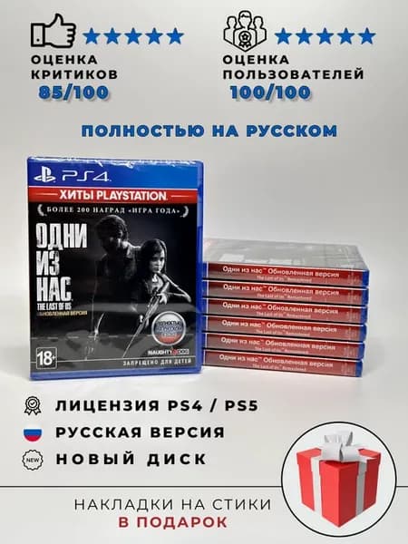 Одни из нас 1 часть (The Last of Us, PS4, русская версия)