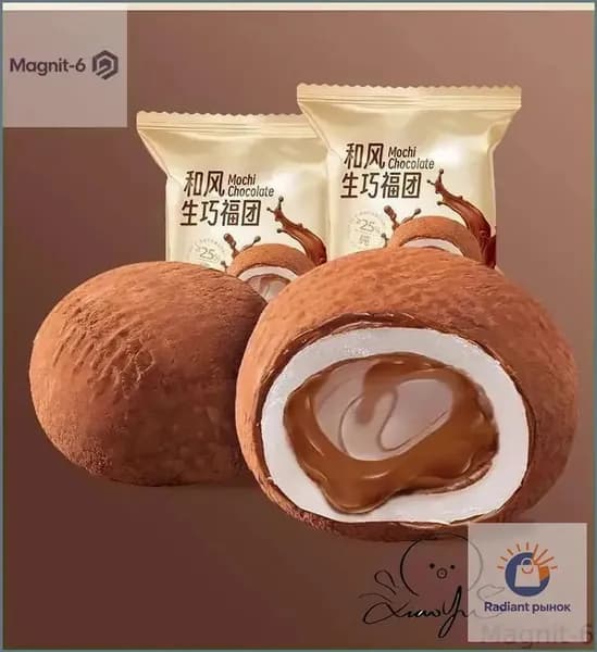 Премиум шоколад Flow Heart Xue Meiniang, 180 граммов, 6 штук FW