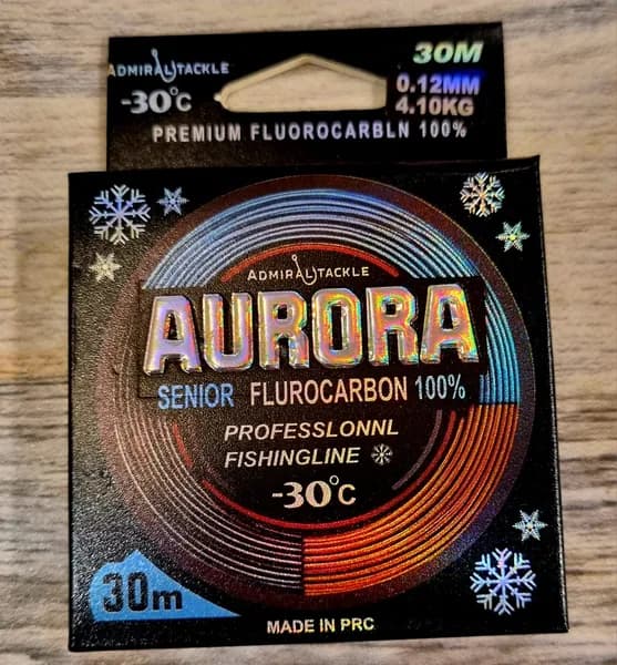 Леска монофил с покрытием -30С 30 м; 0.12мм /4.1 kg AURORA