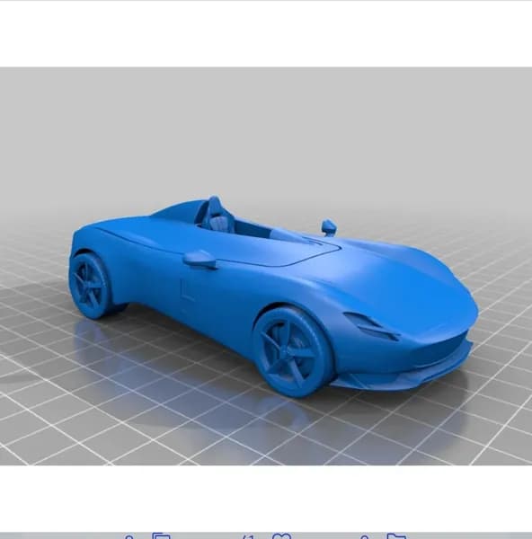 Ferrari Monza SP1. Масштабная модель 1:72.