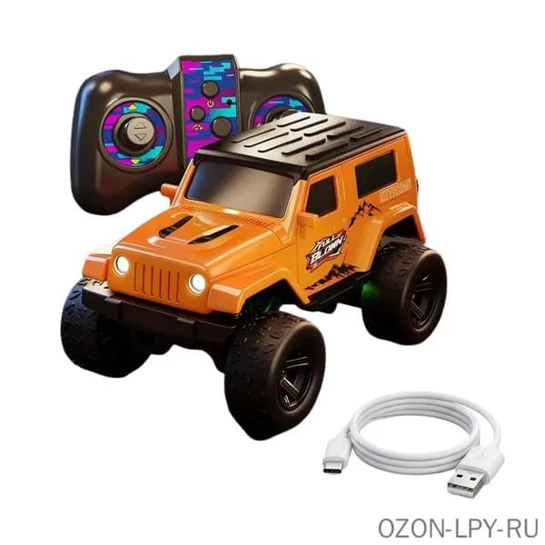Миниатюрный радиоуправляемый автомобиль из сплава с тремя скоростями, двойным режимом и шестиколесной подвеской идеальный внедорожник для домашних гонок на столе и ковре