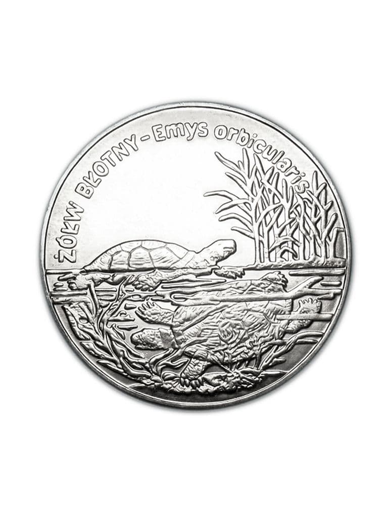 Польша 20 злотых 2002 Черепаха копия монеты