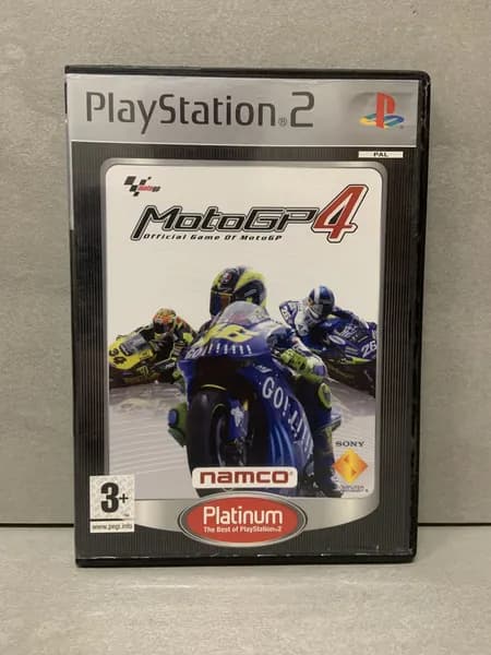 Игра MotoGP 4 (без мануала) (PlayStation 2, Английская версия)
