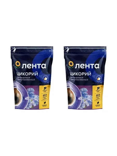 Лента Цикорий растворимый гранулированный 150 г, 2 шт