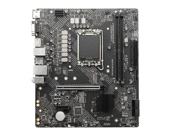 Мат.плата 1700 H610M-G Pro DDR4 MSI (2xDDR4/4xSATA/1xM.2/1xPCI-Ex16+1xPCI-E/VGA+HDMI+DP/6xUSB)