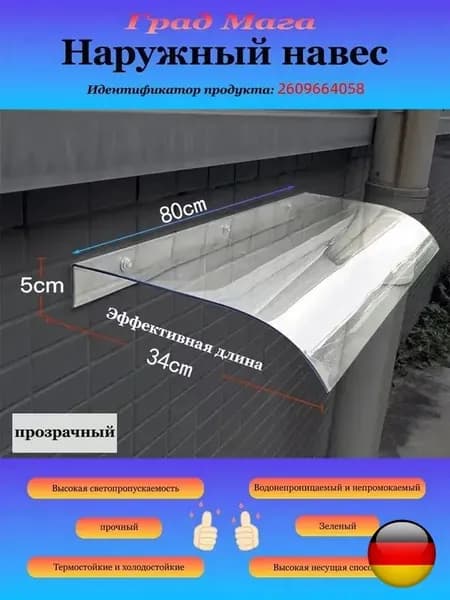Дождевой щит дома
