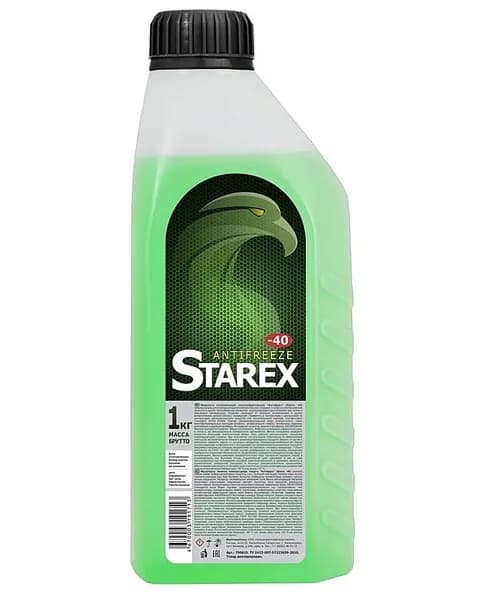 Антифриз Starex Green G11 -40 1 кг зеленый