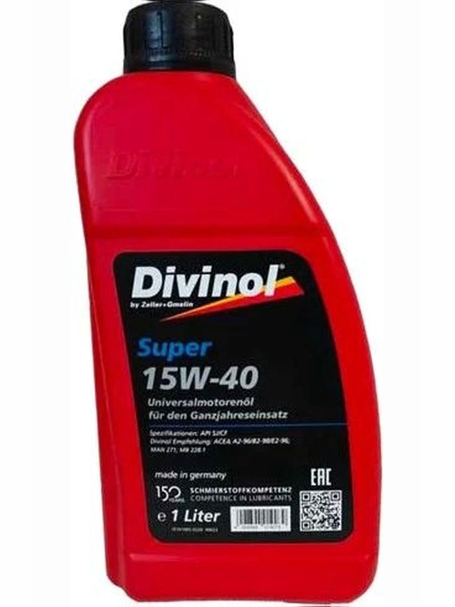 DIVINOL SUPER 15W-40 Масло моторное, Полусинтетическое, 1 л