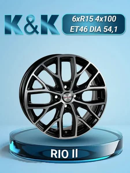 iFree KC882 Колесный диск Литой 15x6" PCD4х100 ET46 D54.1