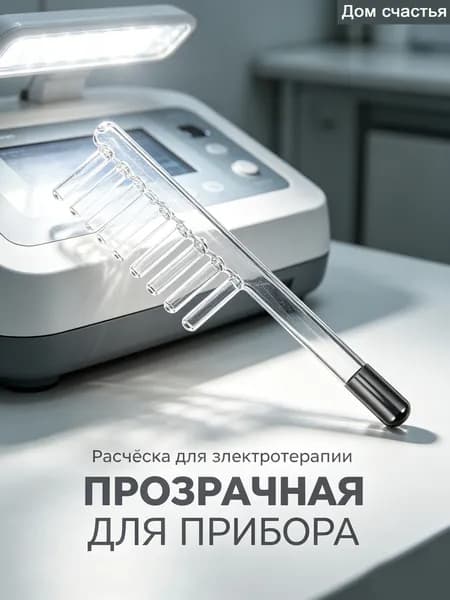 Расческа Из Стекла С Функцией Фототерапии И Укрепления Волос 1 Комплект
