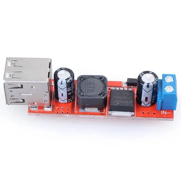 New-Двойной преобразователь USB 9V/12V/24V/36V в 5V DC-DC 3A понижающий модуль питания