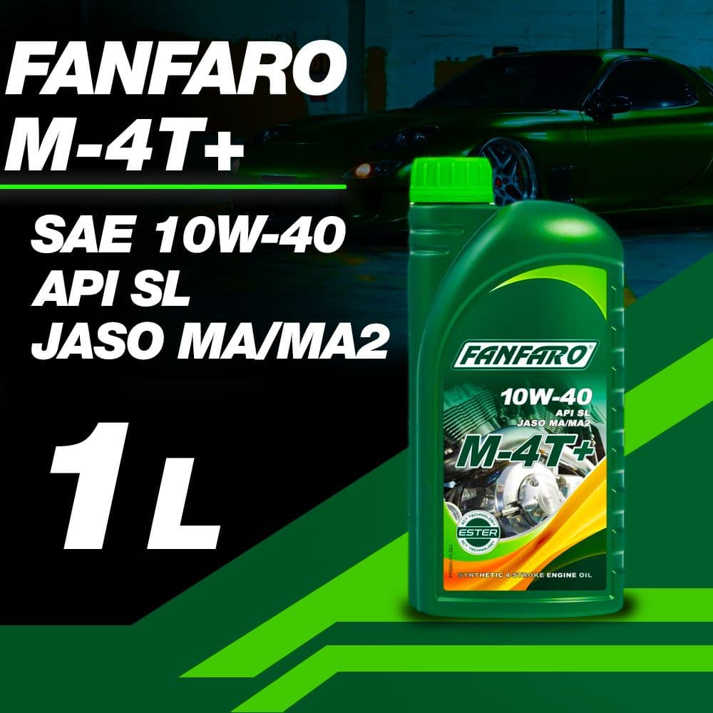 FANFARO M-4T Plus 10W-40 Масло моторное, Синтетическое, 1 л