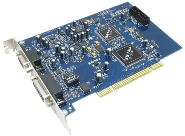 Звуковая карта Creative E-MU 0404 EM8852 без всего (только карта) для РАБОТЫ СО ЗВУКОМ под устаревший слот PCI к современным компьютерам НЕ ПОДОЙДЁТ!