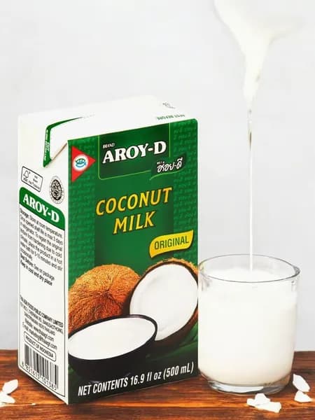Кокосовое молоко Aroy-D 70%, жирность 17-19%, растительный напиток без сахара, 500 мл