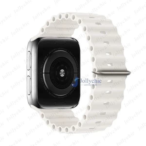 Спортивный ремешок для часов Apple Watch Ultra 49мм 44мм 45мм 38мм 42мм, Силиконовый ремешок для iWatch 9 7 8 4 5 6 SE 40мм 41мм 44мм