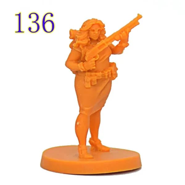 TRPG настольная игра Выжившие миниатюры Zombicide Второе Издание,Jay Lizzie Mona Grace Luke Hunter Эксклюзивные фигурки с Kickstarter