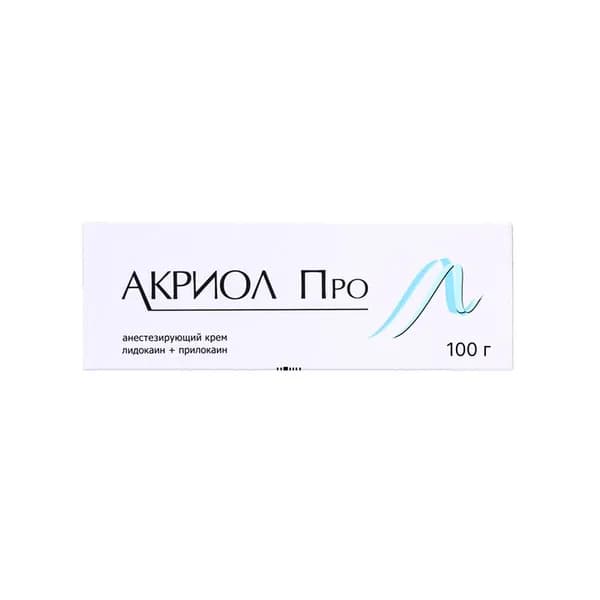 Акриол Про 2,5%+2,5% крем для местного и наружного применения 100 г
