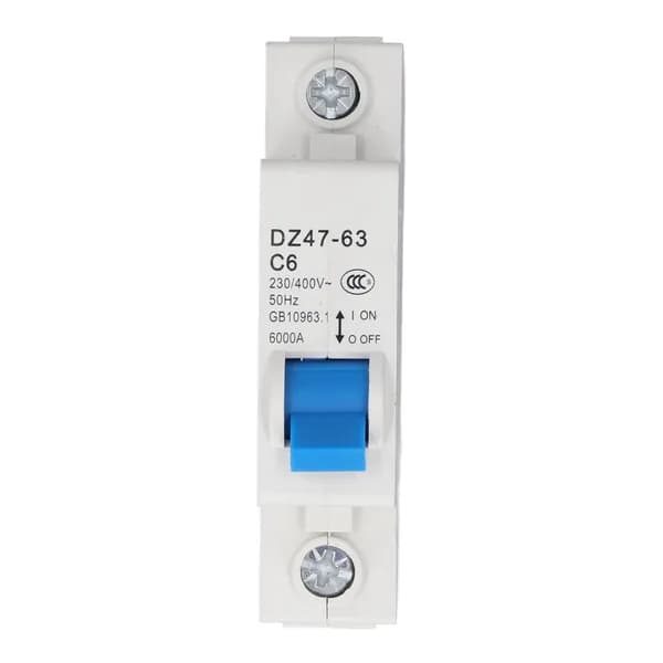 автоматический выключатель миниmini 1p mcb din rail креплениеmount 6000a breaking capacity 230v 4...