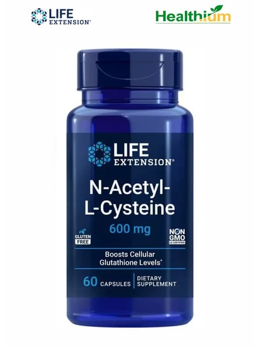 N-Acetyl-L-Cysteine 600мг 60 капсул nac ацетилцистеин