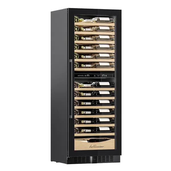 Винный шкаф Meyvel MV95-KBT2 (Slim), встраиваемый/ отдельностоящий винный холодильник на 95 бутылок