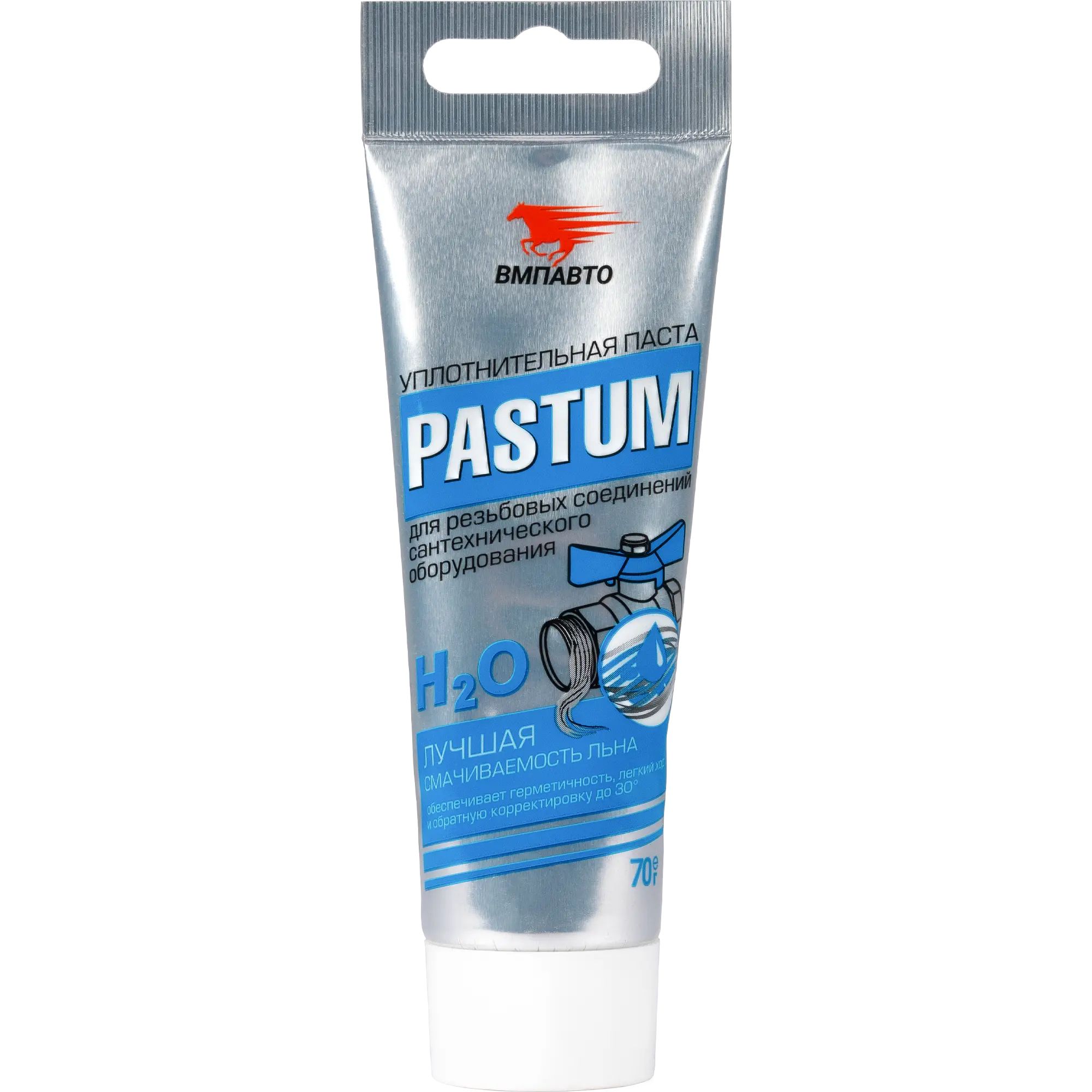 Паста для резьбы сантех Pastum H2O 70 г (туба) ВМПАВТО