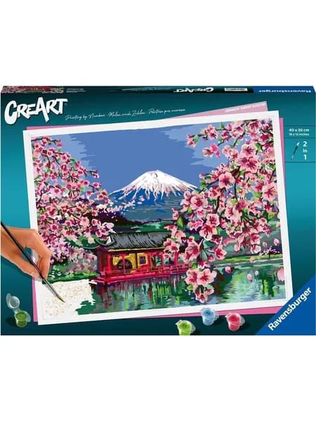 Ravensburger Malen nach Zahlen Japanese Cherry Blossom (20177) Набор для рисования по номерам