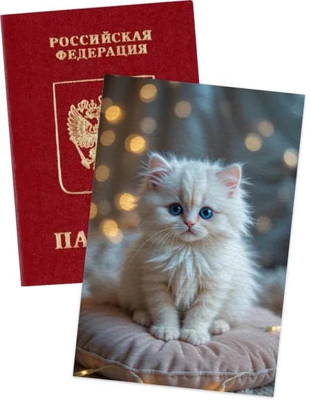 обложка на паспорт смешная с котом