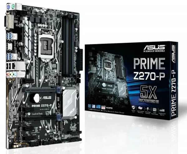 ASUS PRIME Z270P, LGA 1151, DDR4, Материнская плата