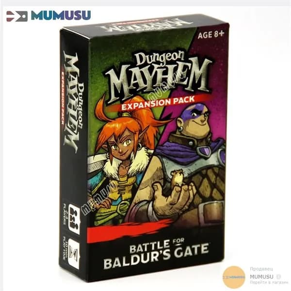 Карточная игра Dungeons & Dragons Monster Madness, многоцветная