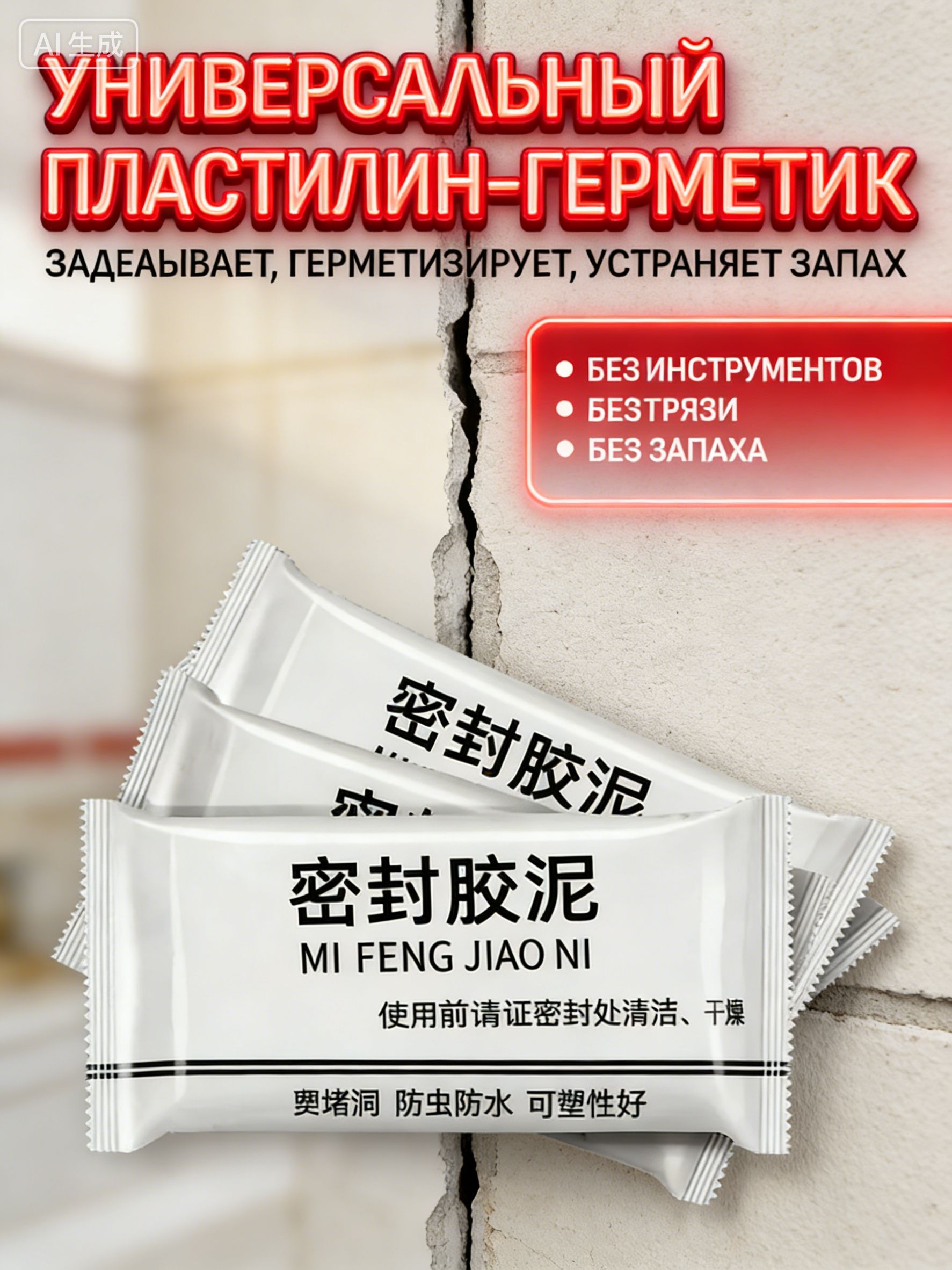 Клей автомобильный Гель, 90 мл, 3 шт.