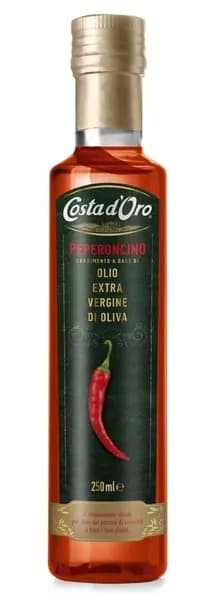 Масло оливковое Extra Vergine Peperoncino со вкусом и ароматом перца чили, Costa d'Oro, 250 мл, Италия