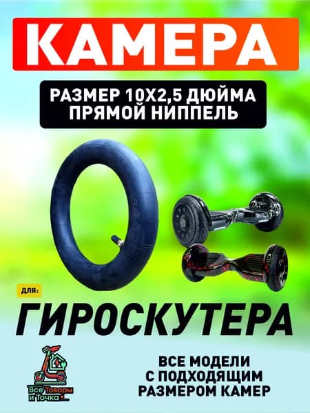 Камера для гироскутера, 10*2.5