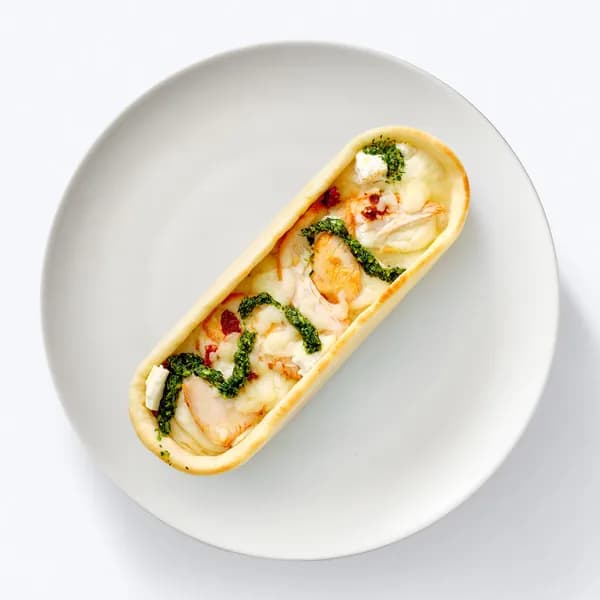Пиццета с курицей и сыром с соусом Песто 120 г, Ozon fresh