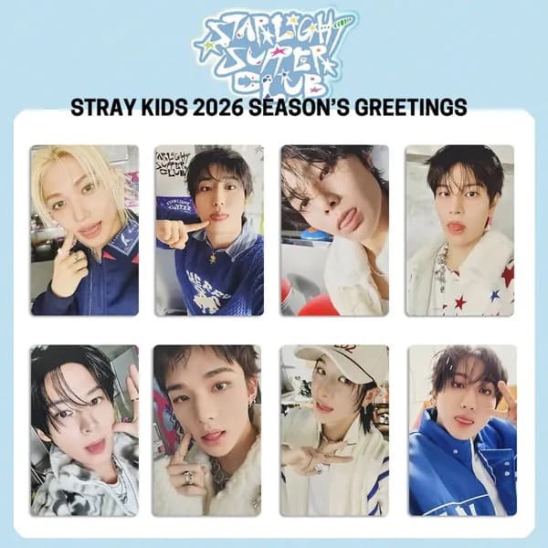 Карточки Stray Kids k-pop карточки коллекционные Straykids SKZ кпоп карты 54 * 86 мм 8 шт