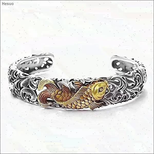 Винтажный браслет кои