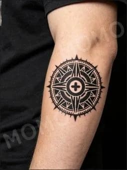 MOMO Eternal Heart съемные наклейки-татуировки с травяными экстрактами: водостойкие, долговечные, с матовой поверхностью и реалистичным изображением